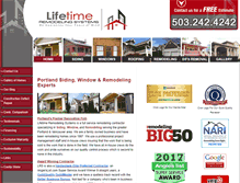 Tablet Screenshot of lifetime-remodeling.com